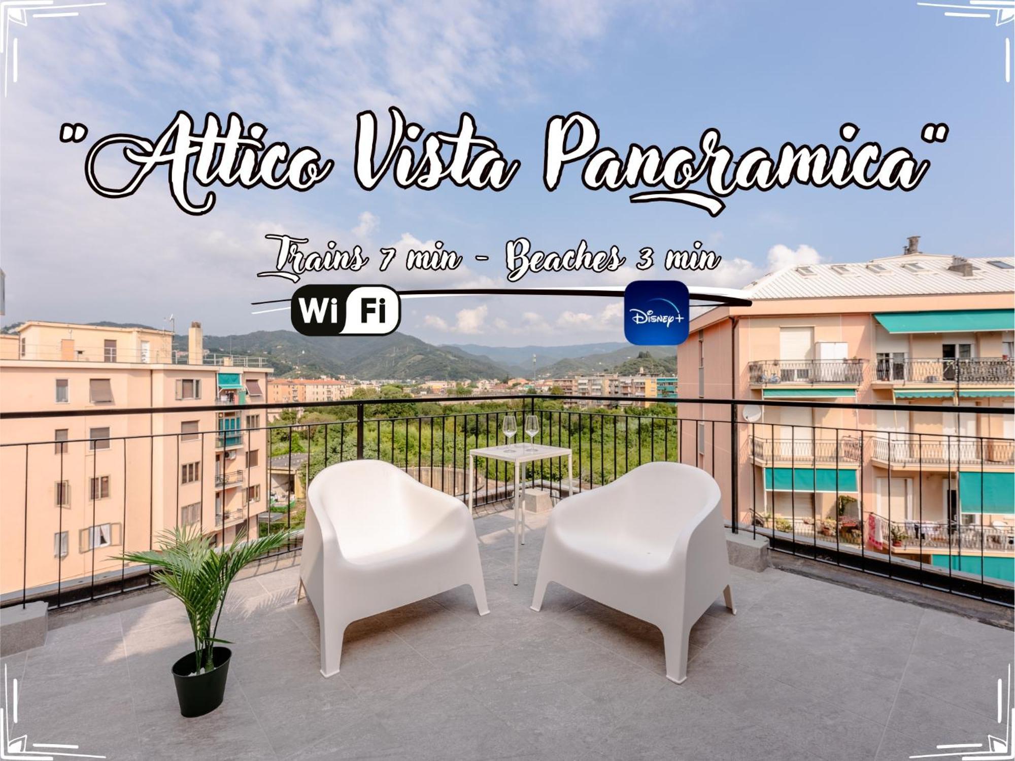 Апартаменты Penthouse Panoramic View - Sea 3Min - Ac - Wifi Альбисола-Супериоре Экстерьер фото